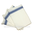 toalhas de prato de algodão branco liso
